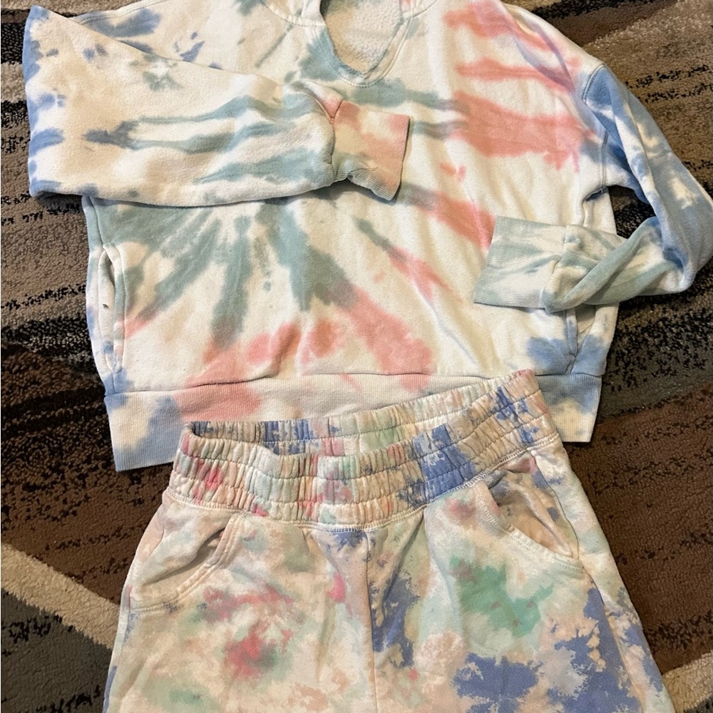 Girls tie dye set